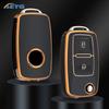 Car Key Cover Protection Shell For Volkswagen Vw Polo Golf Passat Tiguan Beetle Caddy T5 Up Eos Skoda Octavia Seat Leon Altea