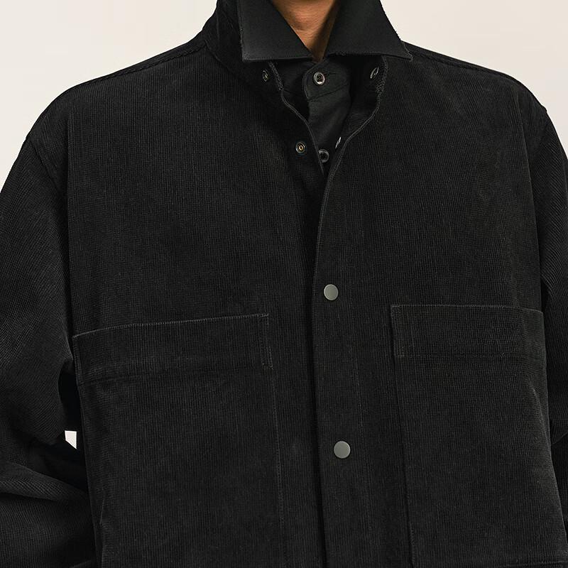 CROQUIS Men's 2025 Autumn Long Sleeve Stand Collar Shirt