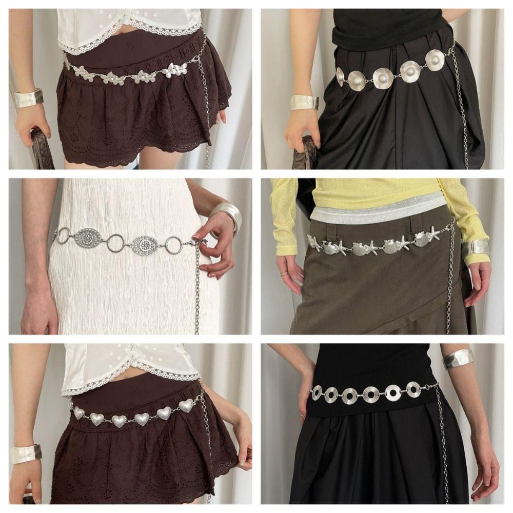 Ethnic Style Bohemian Waist Chains Belly Chain Tassel Body Chain Vintage Dress Belt Chains  Girl