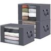 Non-woven Foldable Storage Bag Oversized Quilt Organizer Large Storage Boxes  For Organizing