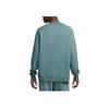 Nike Solid Logo Print Raglan Loose Fit Crew Neck Long Sleeve Sweatshirt Men Sweatshirt Mineral-Slate FN8160-382