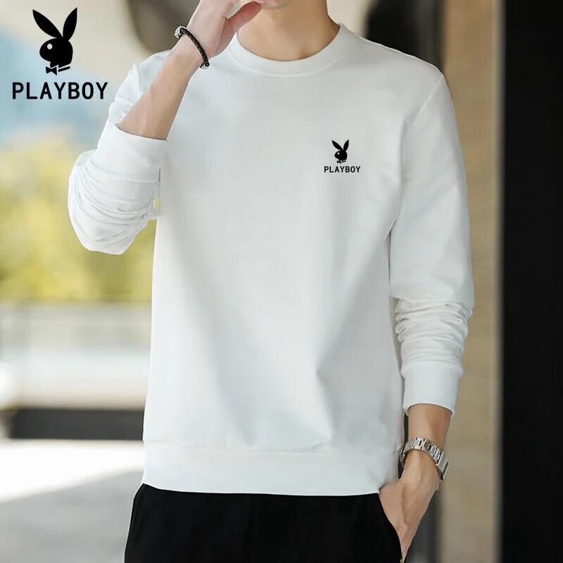 

PLAYBOY Мужской базовый повседневный свитшот с круглым вырезом 2XL