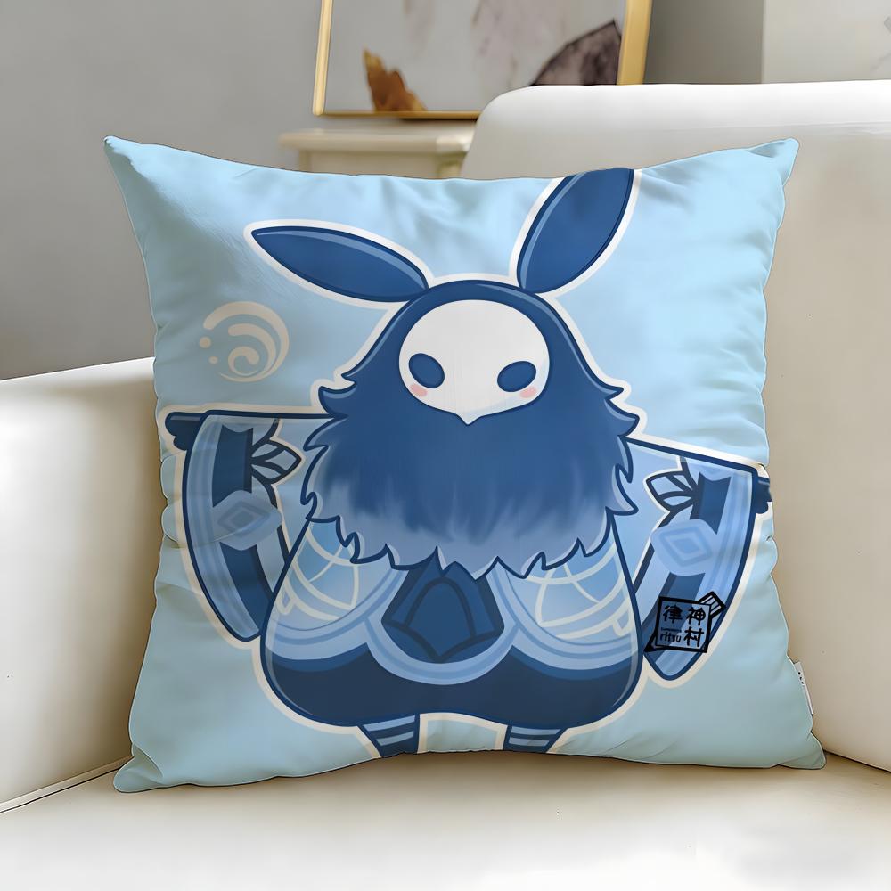 

popular game Genshin Impact Cushion Cover Soft & Easy-Wash Pillow Case – Versatile for Couch, Bed, Travel and Office 30cmx30cm