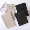 2026 Spring Stylish High-Waisted Straight-Leg Pants for Middle-Aged Women: Versatile Casual Pants for Spring & Autumn