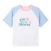 Xiaoyinman Girls' Antibacterial Cotton Printed T-Shirt