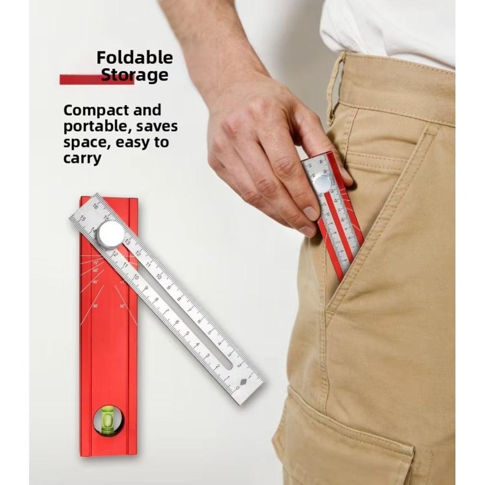 Digital Protractor Multi Angle Ruler Foldable Gauge Professional Marking Protractor Woodworking