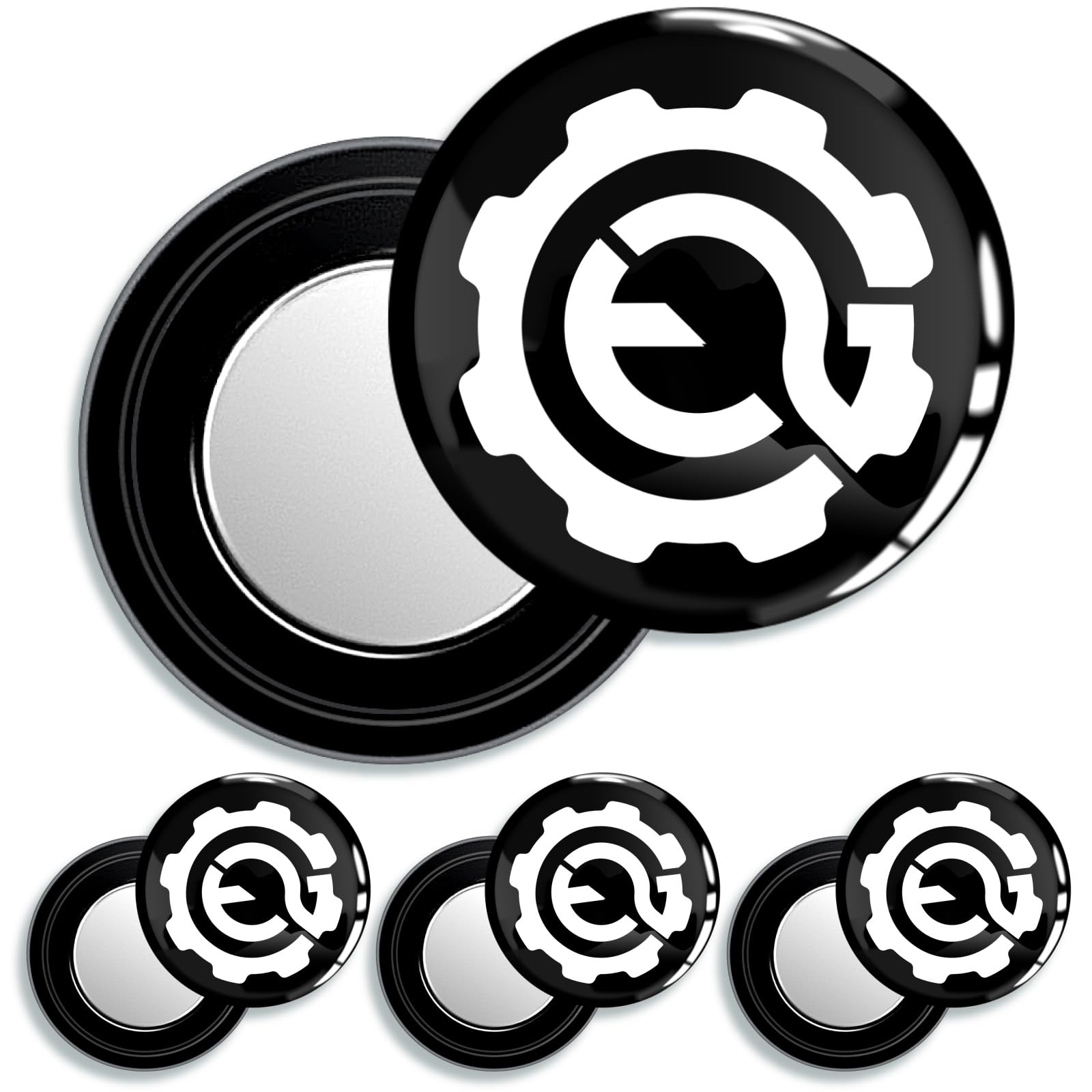 

Geartle Pita Bib Strong Magnetic Bib Clamps for Marathons and Long 1 Set Clamps, Rides, чёрный