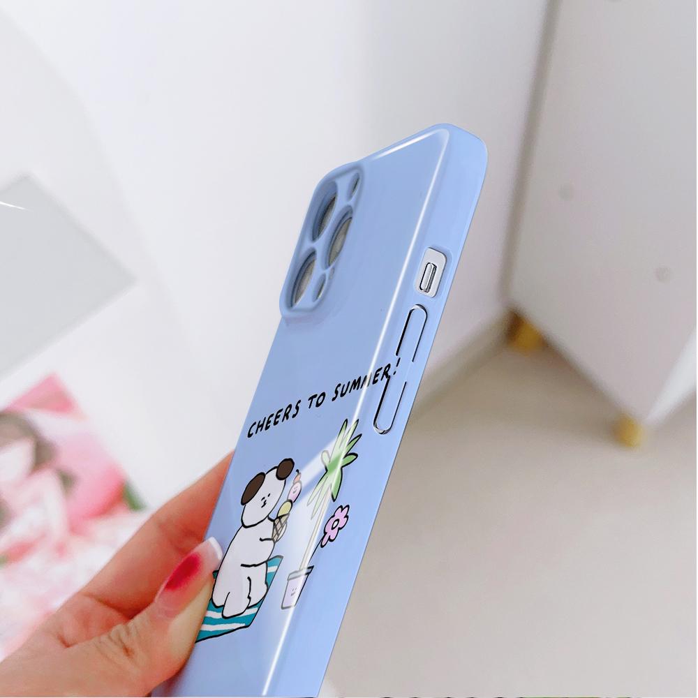 All-inclusive Film Phone Case Cartoon Fashion Design Hard Shell Full Cover Camera Protection Case for iPhone Huawei Honor Vivo Google