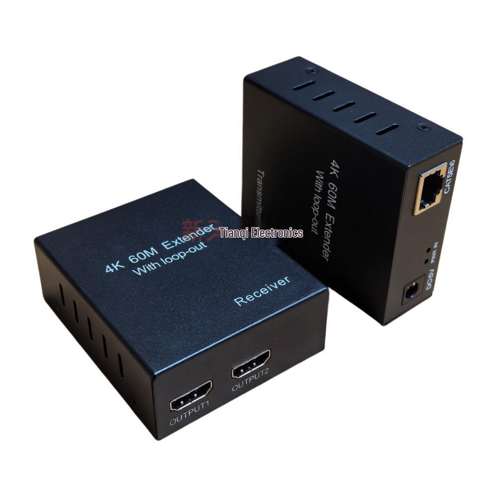 4K60m HDMI to RJ45 Network Extender with Local Loop-out DVR