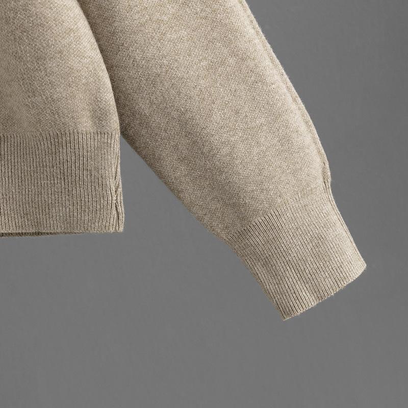 Autumn And Winter Loose Round Neck Sweater Skirt Set Casual Loose Knit Two Piece Set