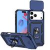 Armor Funda For iPhone 17 Pro Max Case Slide Camera Lens Protector Case For iPhone17 Pro Air 17Pro Max Magnetic Ring Stand Cover