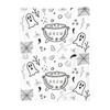 Herb Witch Black And White Nikury Blanket Soft Warm Flannel Throw Blanket Bedding for Bed Living room Picnic Travel Home Couch