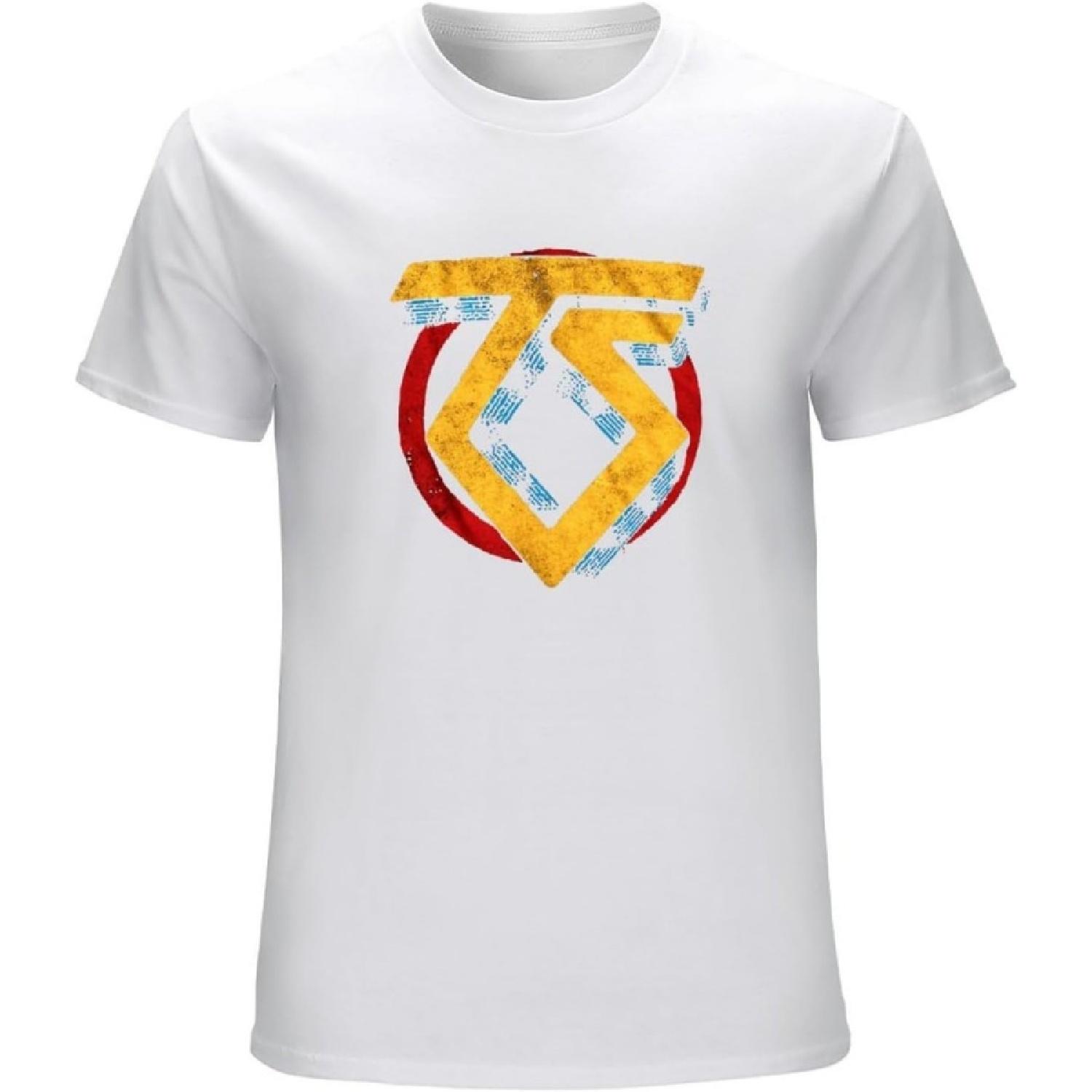 XINYIFENG Twisted Sister Heavy Metal Band Vintage TS Logo Adult T-Shirt Tee T-Shirt White XXXXXL белый