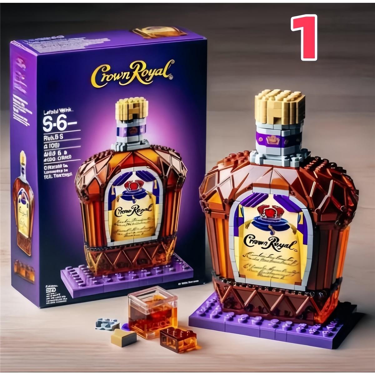 

DIY Wooden Building Blocks Whisky Wine Bottle Decorative Item Creative Wine Bottle As A Gift For Children Educational Building Blocks Toy