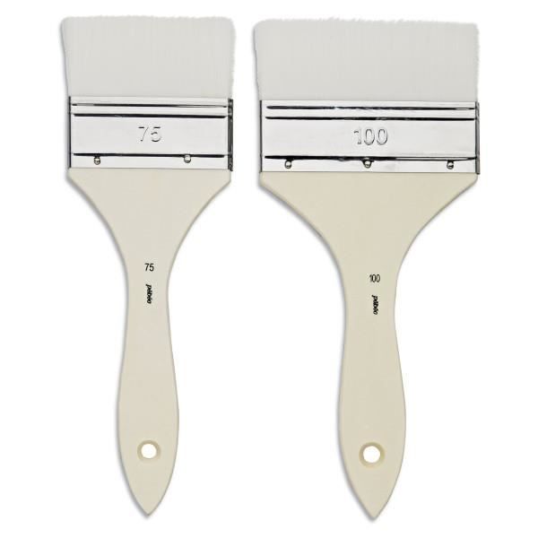 Set de 2 spalters large Pébéo - Fibres synthétiques adaptées aux vernis et gessos