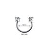 1PC G23 Titanium Nose Rings Lip Eyebrow Piercings Ear Septum Helix Cartilage Piercing Labret Nariz Septum Piercings Body Jewelry
