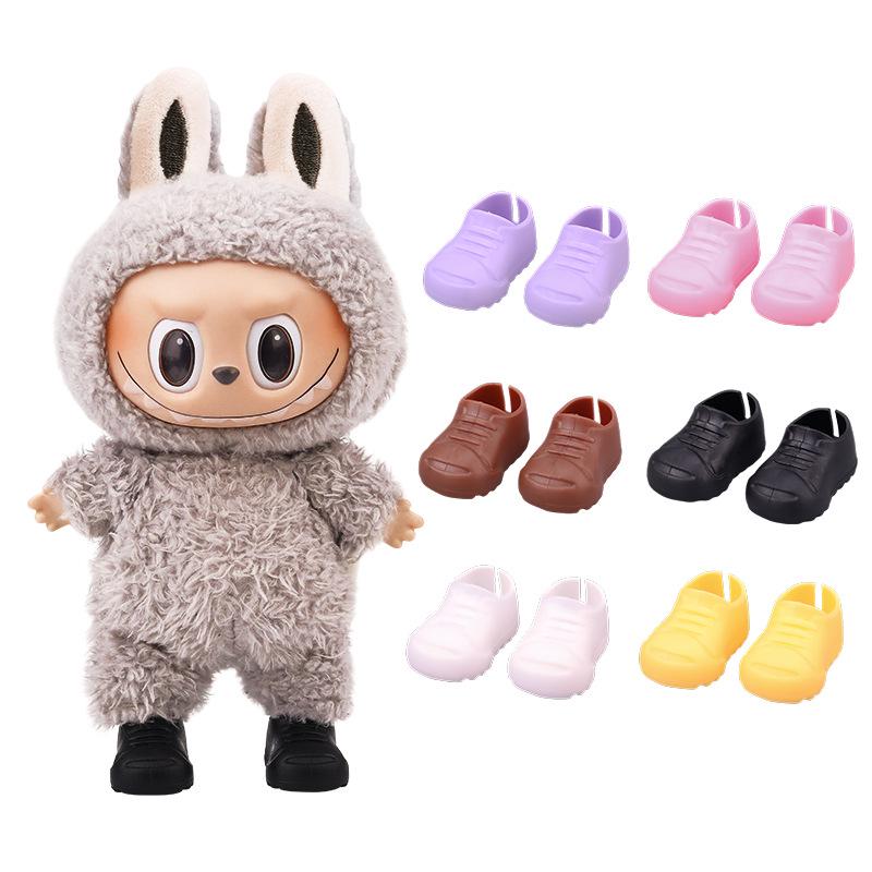 Casual 17cm Labubu Doll Shoes for Dress-Up