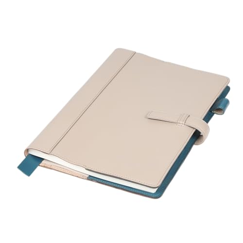 Lightex B5 Size Notebook Cover, Genuine Leather, Two-Tone, Planner Cover, B5 Size, Genuine Cowhide Leather, Diary, Planner, Notebook, B5-Monoleather (