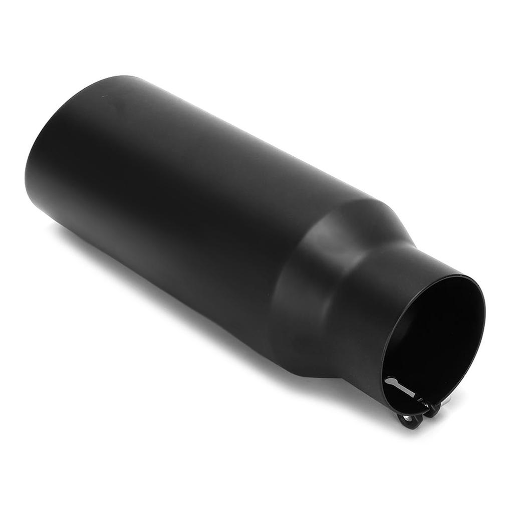 Car Exhaust Pipe Stainless Steel 80mm 3.1in Inlet 102mm 4in Outlet Universal Tail ThroatBlack