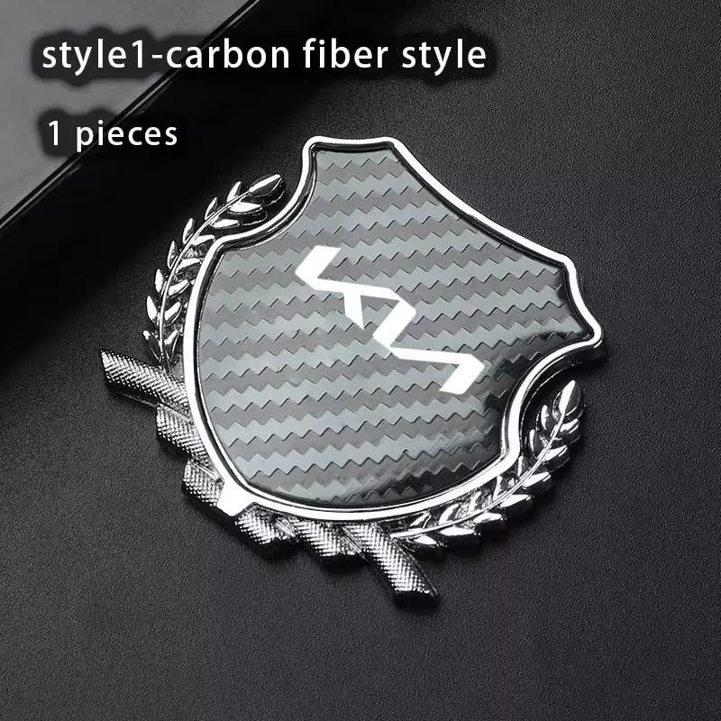 Metal Car Sticker Badge Exterior Body for Kia Sportage Ceed Picanto Rio ProCeed Niro 5 3 4 K7 K5 K8 K3 Ray K9