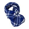Scarf Women's Winter Color Rhombus Warm Thickened Knitted Shawl Double-sided Hemming Scarf