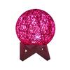 3D LED Rattan Moon Night Light  USB Charging Table Desk Moon Lamp
