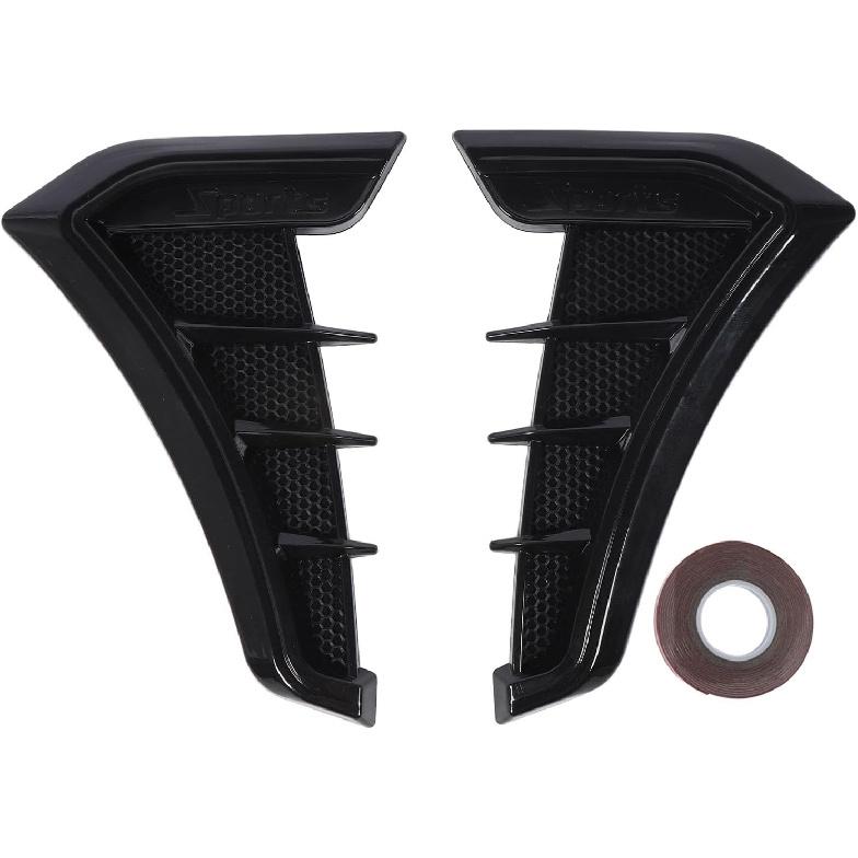 Car Wing Vent Trim Cover for 1 Series E90 E91 - Side Vent Decoration Trim for Enhanced and Performance - Trim (Black)