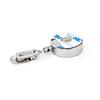 Retractable 4cm All-Metal Towel Clip with Easy-Pull Steel Wire - Anti-Lost, Anti-Theft, No Punch Needed.