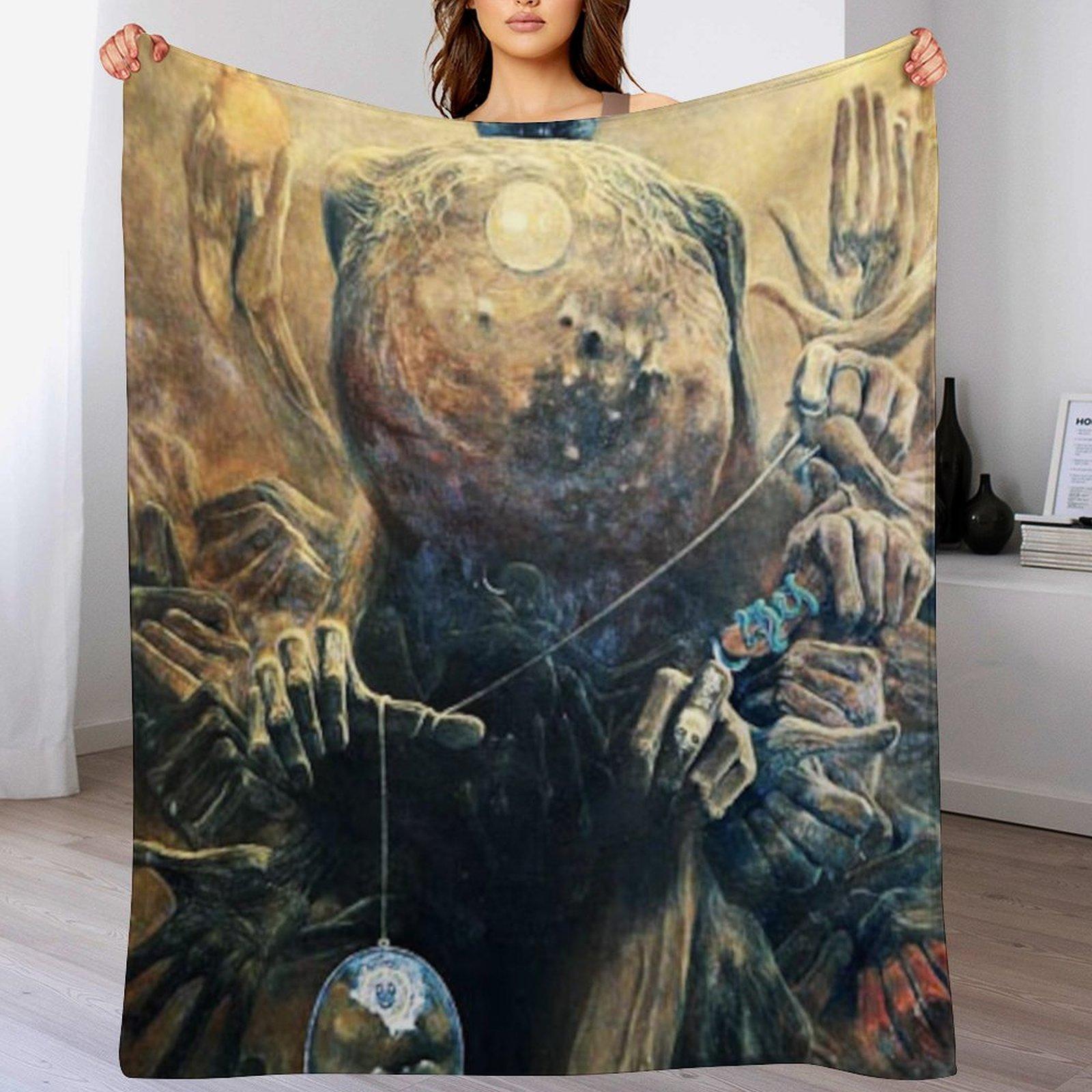 

Untitled by Zdzisaw Beksiski Throw Blanket Machine Washable Soft Warm Blanket 102x76cm(40x30in)