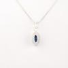 Genuine London Blue Topaz Gemstone 925 Sterling Silver Jewelry Handmade Pendant PP-59-11
