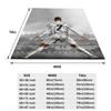 Coperta Ponderata Grafica 'RONALDO' Numero 7 Giocatore di Calcio Dinamico - Morbida e Accogliente Coperta in Microfibra con Design Bianco e Nero