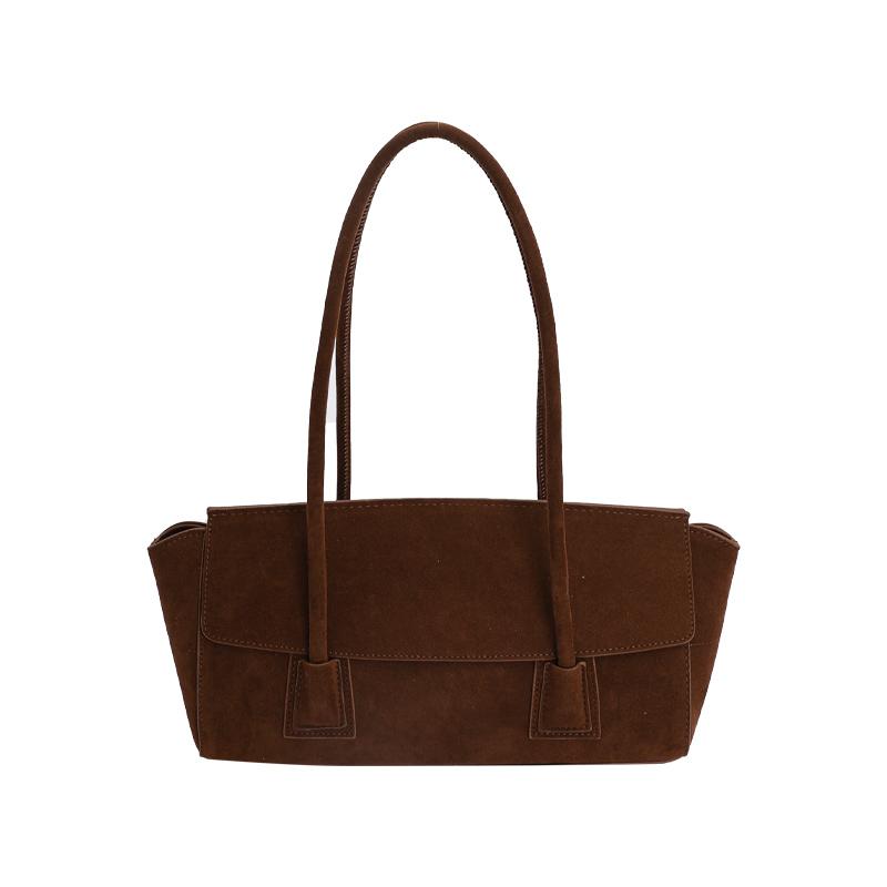 2026 Autumn/winter New Casual Tote Faux Suede Sequined Hasp Large Capacity Shoulder Bags Waterproof Versatile Women's Handbags