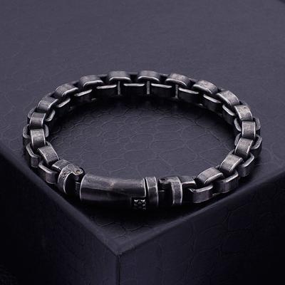 European And American Fashion Titanium Steel Bracelet Casting Hand Jewelry Retro Bracelet 