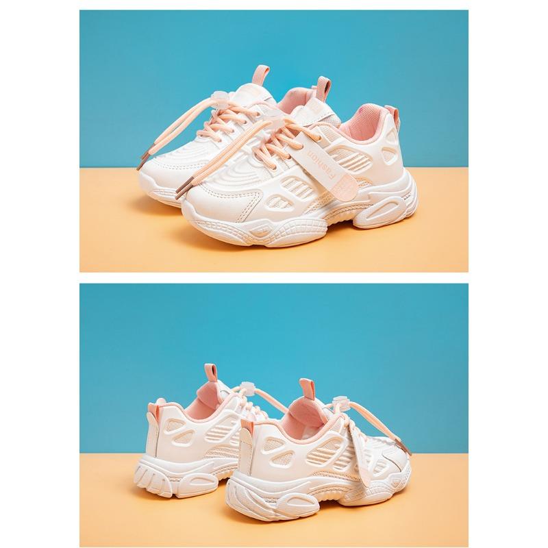 Весенне-летняя новая детская спортивная обувь с дышащей сетчатой поверхностью для девочек — фото 7