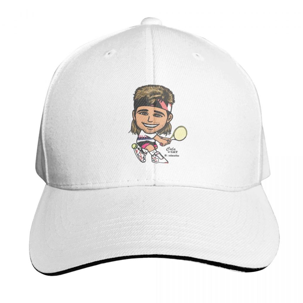 Andre Agassi Baseball Cap Outdoor Golf Running Hiking Summer Beach Travel Streetwear Hip Hop Trendy