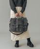 [X-girl] Distressed Messenger Bag 105244053004 Black One Size