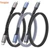 USB4 Type-C To Type-C Cable, Thunderbolt 5/4 & USB5 Compatible, 16K/8K Display, 80G/40Gbps High-Speed Data Transfer.