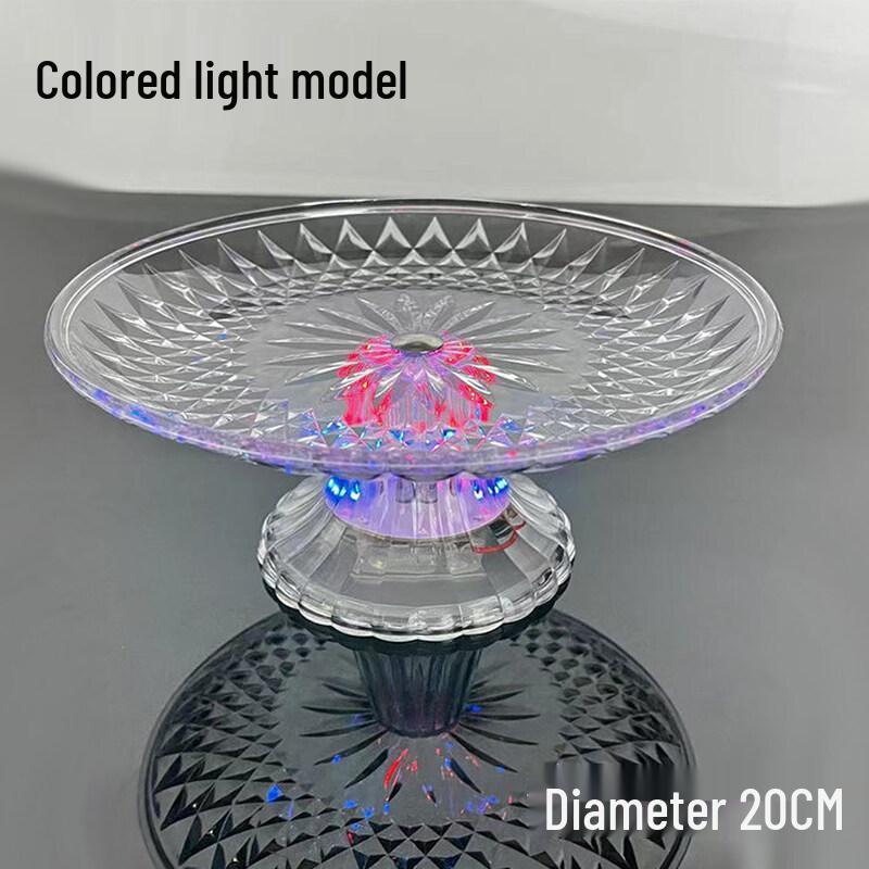European Style Acrylic Tall Foot Fruit Plate