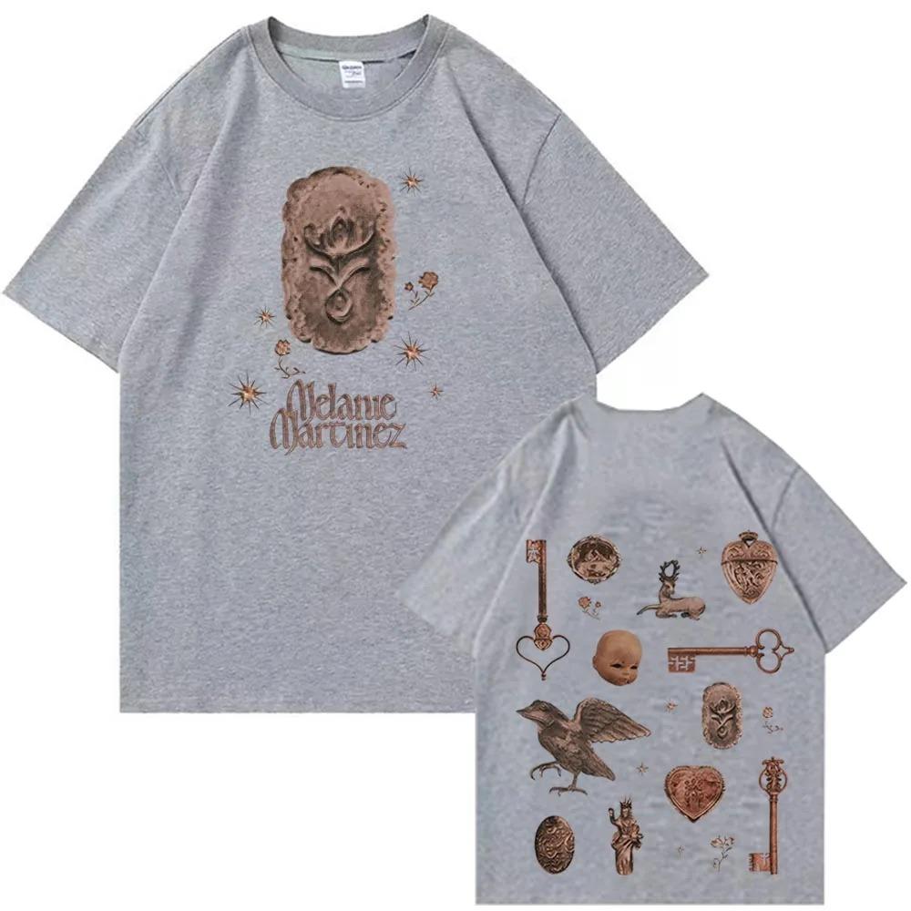 Moda Estiva 2026 T-shirt Trendy Top Vintage Melanie Martinez Hades T-shirt Uomo Donna Harajuku Manica Corta Girocollo Camicia Casual
