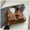 Retro Large-capacity Multi-pocket Simple and Casual Single-shoulder Crossbody Backpack