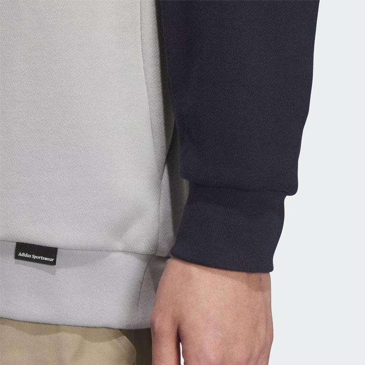 New Adidas Small Logo Sweatshirt Men's Legend Ink JE6112