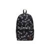 Paris Collaboration All Over Logo Vintage Floral Polyester Backpack Large Unisex Backpack Black DB8219-010