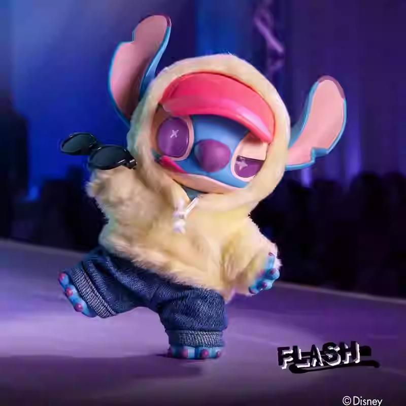 Genuine Miniso Disney Stitch Gen Z Street Series Vinyl Blind Box Joint Movable Stitch Model Backpack Pendant Birthday Gift