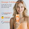 WROXY Orange Enzymes Exfoliating Gel for Face & Body | Deep Cleansing Moisturizing Facial Exfoliator | Dead Skin Remover | Brightening & Pore Cle