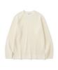 KNITTED [Nitied X Fashion Planet] Cotton Waffle Round Knit Cream