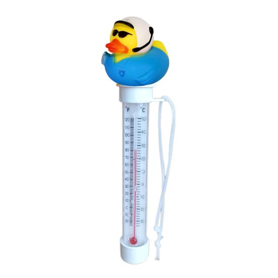 Floating Pool Thermometer Easy To Read Duck Design Water Thermometer for Outdoor Indoor Swimming Pools Spas Hot Tubs Aquariums