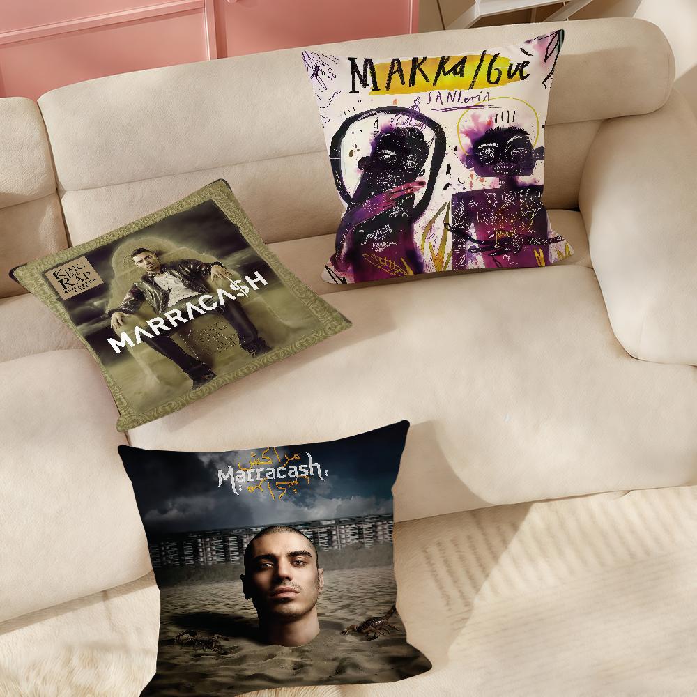 Singer E FINITA LA PACE MMarracash Pillow Case Suitable For Bedrooms Living Rooms Cars Home Decoration