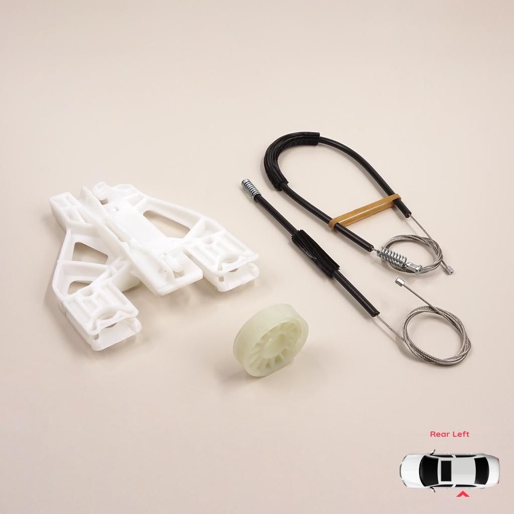 BWR5072 Electric Power Window Regulator Lifter Repair Kit Rear Left Door for  Q5 SQ5 8R 8RB 2008-2018 5-Door 8R0839461
