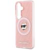 Karl Lagerfeld IML Repeated Choupette MagSafe Case for Samsung Galaxy S26 Pink