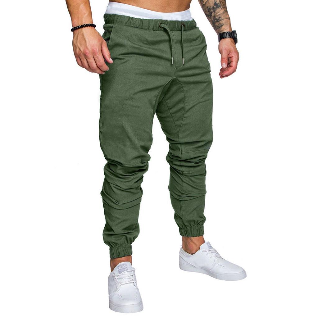 Fashion Men's Casual Outdoors Multi-pocket Work Trouser Cargo Long Pants